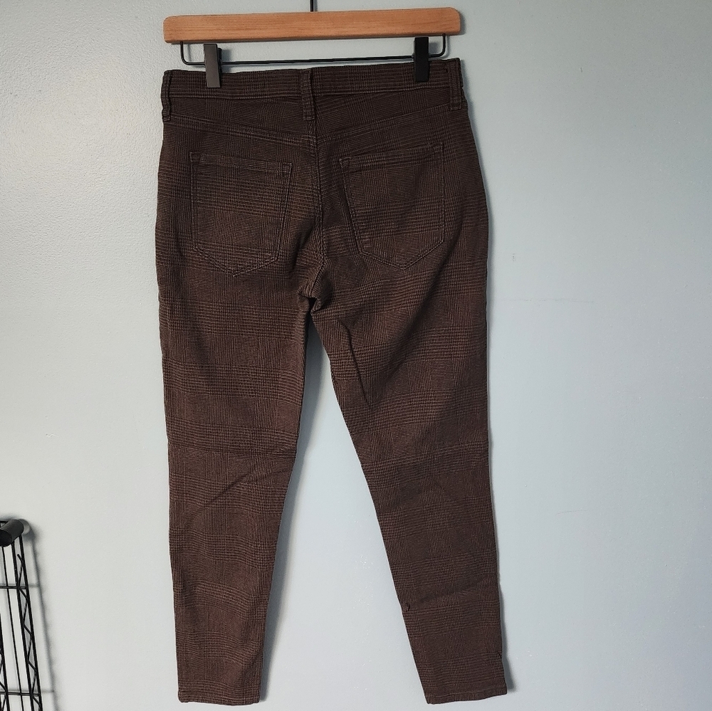 Banana Republic Mid-Rise Skinny Plaid Pants - Size 26 - Picture 2 of 5